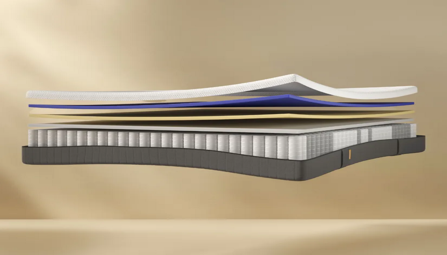 Hybride II matras | 7-zone ondersteuning en gelijke drukverdeling | Emma-Sleep
